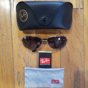 Ray-Ban Silver Frame Sunglasses RB 3293